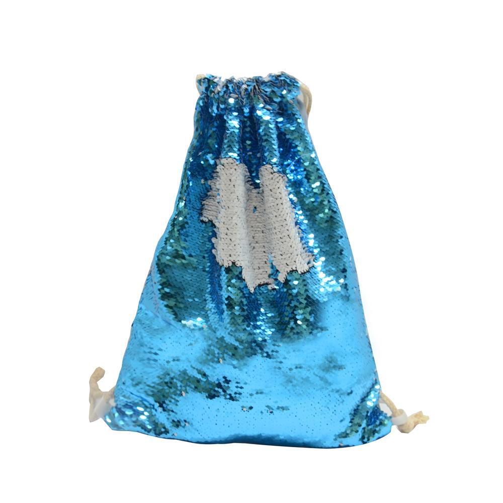 Sequin drawstring bag - 34 x 45 cm