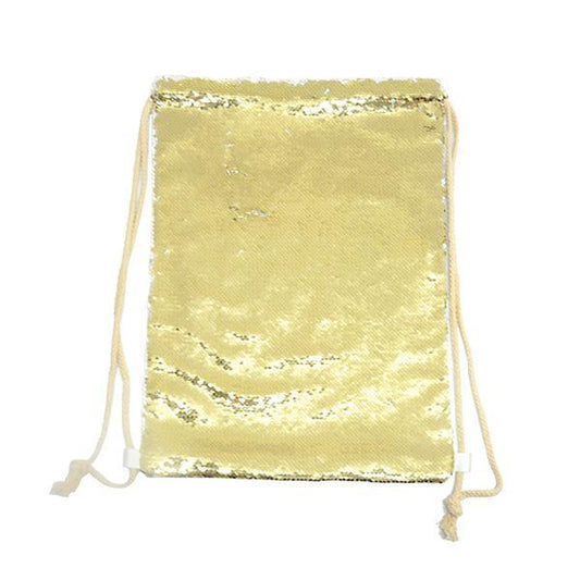 Sequin drawstring bag - 34 x 45 cm