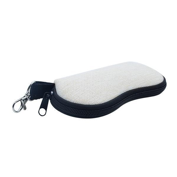 Linen Neoprene glasses pouch