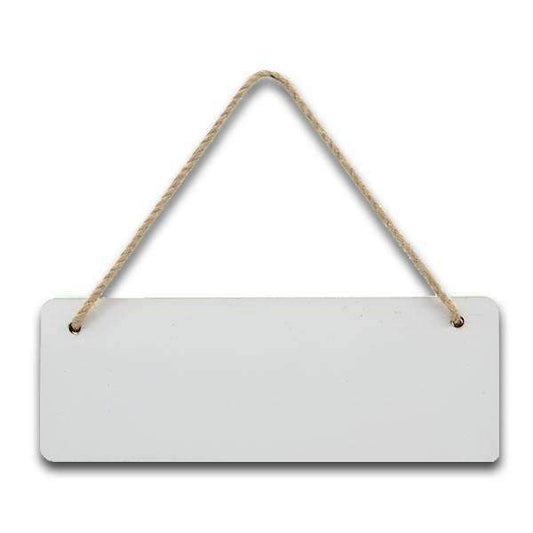 MDF Rectangle door plaque - Double sided