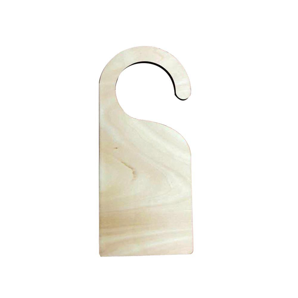 Natural Wood Door hanger - double sided