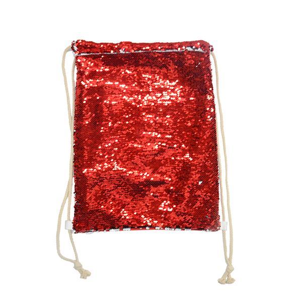 Sequin drawstring bag - 34 x 45 cm